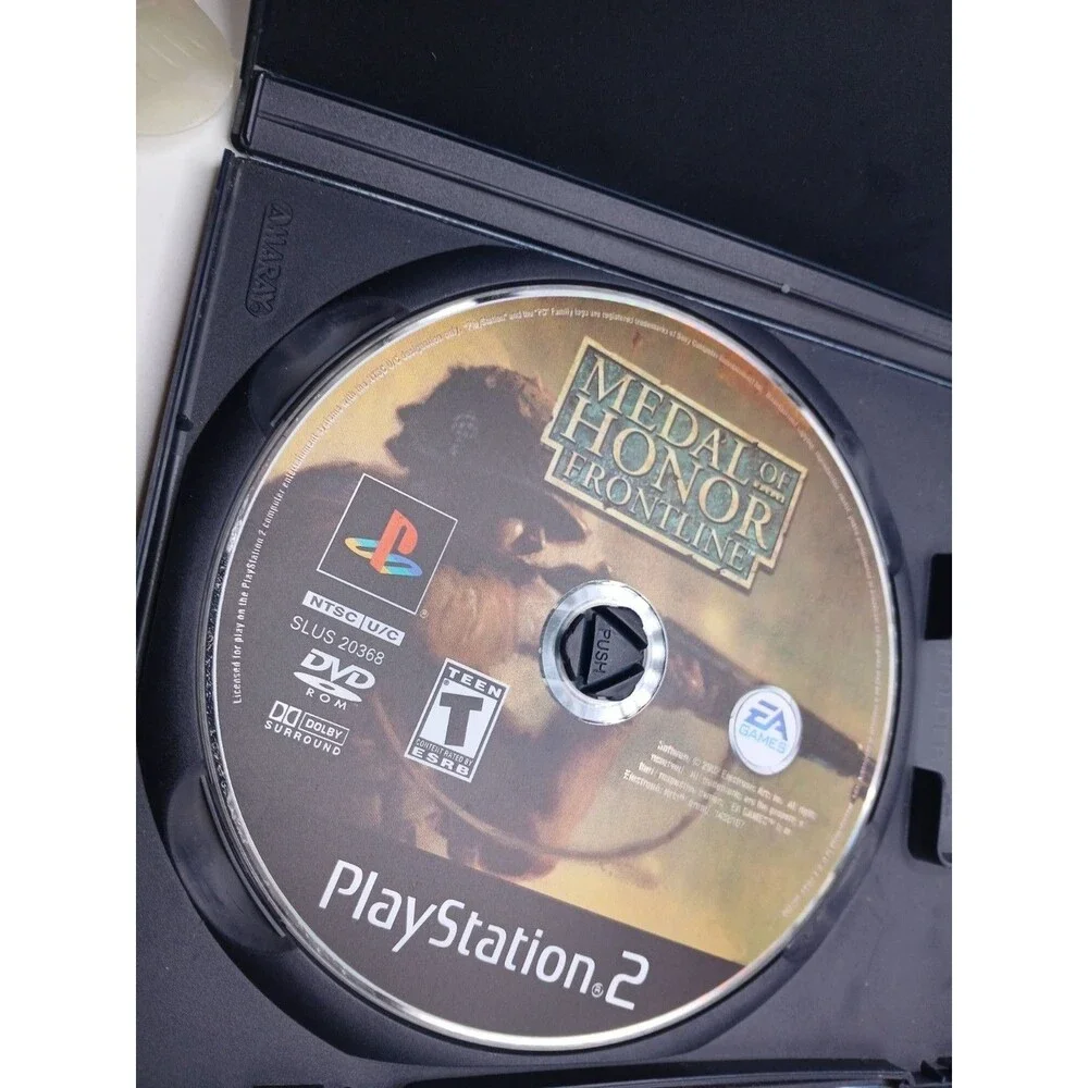 2) PS2 Medal Of Honor Frontline & Medal Of Honor Rising Sun Bundle Lot CIB